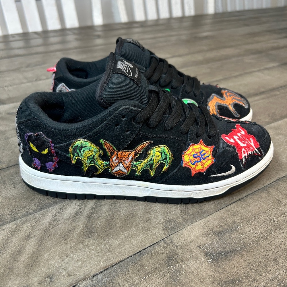 Nike SB Dunk Low Pro QS Neckface Woman Size 7 - Picture 3 of 7